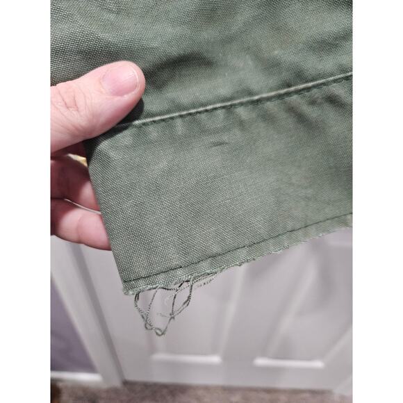 Vintage Filson Dry Tin Jac Shirt MADE IN USA Otter Green Olive Dark CC Jacket M - Picture 4 of 7